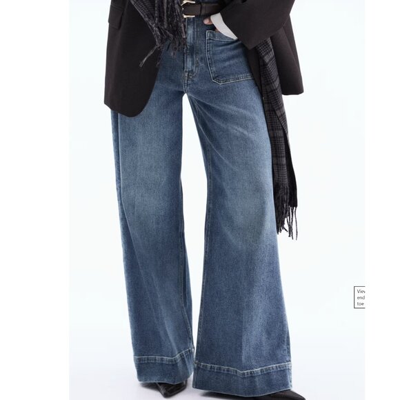 HM Wide High Jeans (Mom Jeans) - Picture 1 of 5
